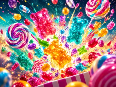Sweet Bonanza slot game at SpinDjinn Casino