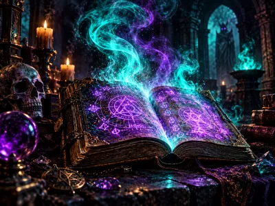 Book of the Fallen slot game at SpinDjinn Casino