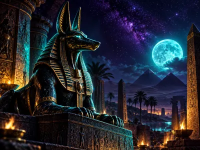 Hand of Anubis slot game at SpinDjinn Casino
